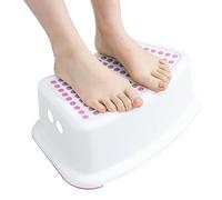 Pacienjo Sgabello per WC Accovacciati - Antiscivolo ed Ergonomico per Fare la Cacca da Bagno - Robusto per Vasino, Sano per Anziani e Bambini