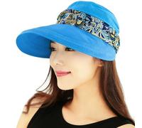 Paciffico Cappello da Sole Visiera Parasole Pieghevole a Tesa, Asciugatura Rapida, UPF 50+, Cappello da Spiaggia per Vacanze Spiaggia Nuoto Ciclismo Campeggio Escursionismo Corsa