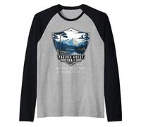 Pacific Crest Trail National Scenic Trail PCT Escursionista Maglia con Maniche Raglan