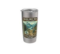 Pacific Crest Trail PCT Pacific Crest Trail dal Messico al Canada Bicchiere termico in acciaio inox doppia parete