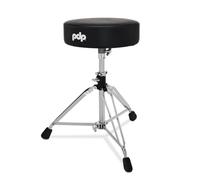 Pacific Drums 800 Series 33,0 cm, Throne Round Top BX Throne, Chrome | Sgabello con seduta rotonda da 33,0 cm e base a treppiede con doppio rinforzo