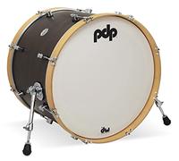 Pacific Drums Concept Classic: Grancassa, 22" x 16", Walnut Stain, cerchi Natural Stain