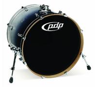 PDP Concept Maple Bass Drum, 22" x 18", Silver to Black Fade Lacquer