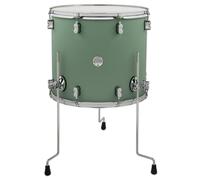 PDP Concept Maple Floor Tom, 18" x 16", Satin Seafoam Finish Ply