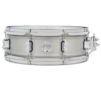 Pacific Drums Concept Series Metal Snare, 35,6 cm x 12,7 cm, alluminio spazzolato satinato naturale da 1,2 mm | Un rullante con fusto in alluminio laminato per un suono rotondo