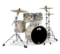 Pacific Drums & Percussion PDP Concept Maple Fusion - Set di 4 pezzi di batteria intrecciati, colore avorio (PDCM20FNTI)