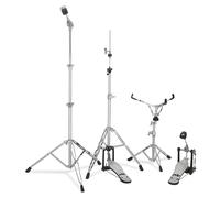 Pacific Drums Serie 300: hardware Pack leggero, 4 pezzi, cromato
