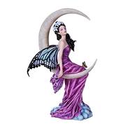 Pacific Giftware Celestial Precious Stone Amethyst Moon Fairy Collectible Figurine Nene Thomas Art Inspiration Official Licensed Collectible 12 Inch Tall