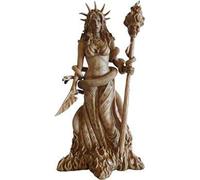 Pacific Giftware Dea greca stregoneria bianca stregoneria Ecate, statuetta Hekate Necromanzia Divinità Magia Potente statua di strega pagana