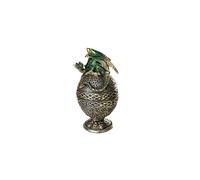Pacific Giftware Drago Protettore dell'Uovo Celtico d'Oro Orb Sculptu