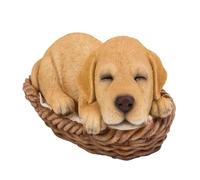 Pacific Giftware Labrador Puppy in vimini Pet Pals Collectible Dog figurine 16,5 cm l