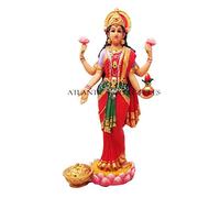 PTC BELLA STATUA LAKSHMI DEITÀ DI BELLEZZA HINDU DEA DELLA RICchezza PROSPERITÀ