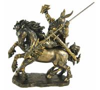 Pacific Giftware Statua del dio norreno Odino finitura bronzo vichingo pagano