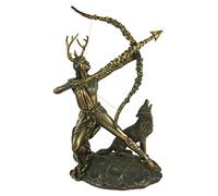 Pacific Giftware Statua greca Diana della Dea della Luna Artemide, finitura bronzata