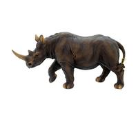 Pacific Giftware Statuetta da collezione con rinoceronte in via di estinzione, 28 cm, decorazione per la casa, idea regalo