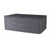 Pacific Lifestyle Copertura Impermeabile per Tavolo da Esterno, 220 x 110 x 70 cm, Protezione UV e Materiale Traspirante, con Custodia, in Poliestere Resistente, Grigio Scuro