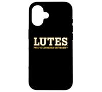 Pacific Lutheran University Lutes - PLU Word Mark Custodia per iPhone 16