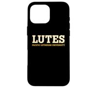 Pacific Lutheran University Lutes - PLU Word Mark Custodia per iPhone 16 Pro Max