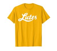 Pacific Lutheran University Lutes Script Logo Maglietta