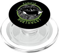 Pacific Northwest Orca Whale Tree Mountain Ocean PNW PopSockets PopGrip per MagSafe