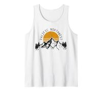 Pacific Northwest PNW Vintage Oregon Idaho Washington Regalo Canotta