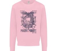 Pacific Pirati Vela Marinaio Barca Felpa per Bambini Ragazzi Ragazze Maglione