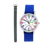 Pacific Time 11110 - Orologio da polso per bambini, analogico, al quarzo, colore: Blu reale/Grigio