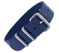 Pacific Time Cinturino unisex in nylon blu 10000, cinghie