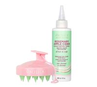 Pacifica Beauty | Tonico disintossicante per cuoio capelluto al rosmarino e sidro di mele + spazzola per massaggio del cuoio capelluto chiarificante | rimuove sporco, accumulo di prodotto e olio | per