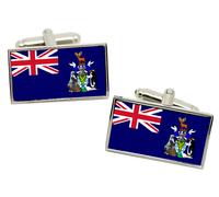 Pacifico Georgia E Il Sandwich Islands Bandiera Gemelli IN Cromo Scatola Regalo