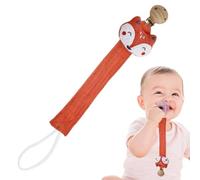Pacifier Clip Holder, Toddler Teething Rings Strap Clip, Animal-Shaped Anti-Lost Pacifier Strap for Teether, Nipple, and Hiccup Towel, Versatile Design10,63 x 2,76 x 1,18 pollici