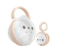 Pacifier Storage, Pacifier Container, Hygienic Protection Snap Closure Easy Carry Lightweight Design Clip Secure Smooth Surfaces, Travel Supplies for Outdoor