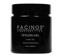 Pacinos Hair Styling Gel 500ml-gel per capelli uomo - tenuta forte - nessun appiccicoso e nessun residuo - senza alcool - profumazione fresca - gel per capelli - effetto bagnato - formula idrosolubile
