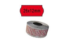 Rotolo da 1000 etichette a onda per Printex Smart 8/2612 - 26x12 mm - adesivo pe