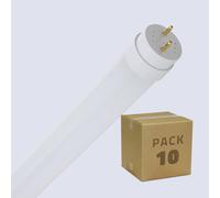 Pack 10 Tubi LED T8 90 cm 12W 160lm/W Connessione Unilaterale Vetro