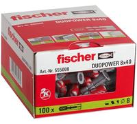 DUOPOWER 8x40, Tassello grigio chiaro/Rosso