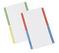 Bertesi, Cartoncini per cartelle sospese , armadio , 40 cartoncini per foglio , 14 cm , conf. 10 fogli - 031-10