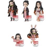 Pack 12 figuras Nezuko Kamado Word Collectable III Demon Slayer Kimetsu No Yaiba 7cm surtido