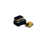 Pack 2 batterie 18V 2 Ah + caricatore 2A - STANLEY FATMAX - Compatibile con la gamma STANLEY FATMAX V20 - SFMCB12D2-QW