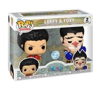 Pack 2 Figurines Funko Pop Animation One Piece Luffy & Foxy with Chase Modèle aléatoire