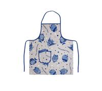 Pack 2 Pezzi Grembiule Alto Pettorina Cucina Chef Casa Con Tasche Modello Maldiv
