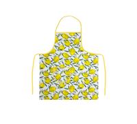 Pack 2 Pezzi Grembiule Alto Pettorina Cucina Chef Casa Con Tasche Modello Peschi