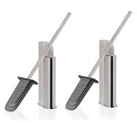 Pack 2 Porta scopino piatto COSMIC cromato