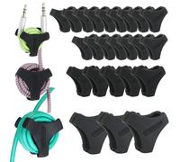 PACK 24X Rullo Cavo Supporto Cavo Fascetta Cavo Guida Cavo Clip Morsetto