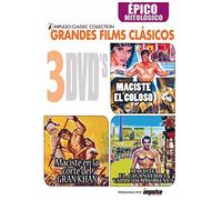 Pack 3 DVDs Maciste el coloso+M en la corte del rey Khan+ El Gigante del Valle de los Reyes