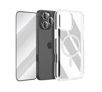 Pack 3-in-1 Cover per iPhone 16 Pro Max con Vetro Schermo e Proteggi-lenti