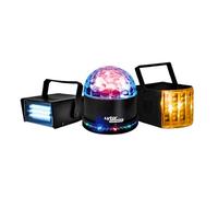 Pack 3 luce fissa effetto Zirkus Derby sunmagic ASTRO + / UFO + Strobe - RENO Lytor PACK