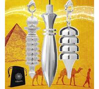 Pack 3 Pendolo Divinatorio EGITTIANI di Radiestesia (Thot, ISIS, Osiride) | Pendolo di Radiestesia Trasmettitori Recettori (Geobiologia, Cura, Reiki, Divinazione, Radionica...)…
