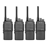 Pack 4 Cleyver Talk 55 Pro Confezione da 4 robusti walkie-talkie, progettati per comunicare al 100% in ambienti difficili.