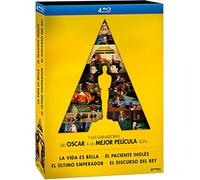 Pack 4 Mejores Películas Oscar: El Discurso Del Rey + El Paciente Inglés + El